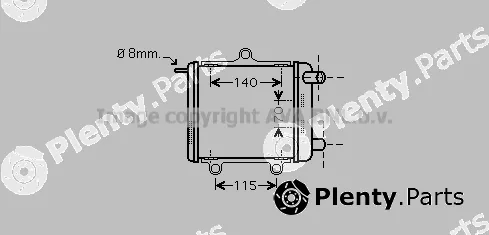 Prasco AI2258 — Radiator, engine cooling