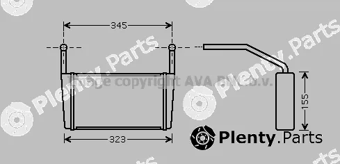 Prasco BW6080 — Heat Exchanger, interior heating