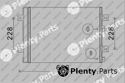Prasco DA220C004 — Condenser, air conditioning PrascoSelection