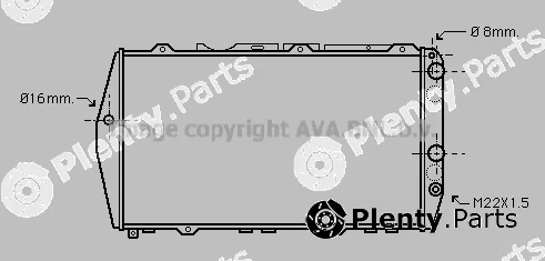 Prasco AI2016 — Radiator, engine cooling