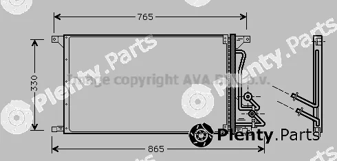 Prasco FD5304 — Condenser, air conditioning