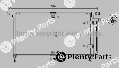 Prasco DW5113 — Condenser, air conditioning