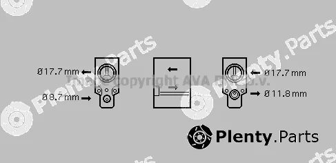 Prasco RT1488 — Expansion Valve, air conditioning
