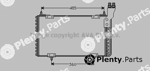 Prasco CN5096 — Condenser, air conditioning