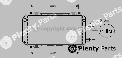 Prasco FD2048 — Radiator, engine cooling