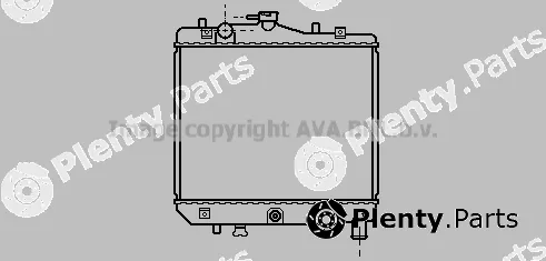 Prasco MZ2042 — Radiator, engine cooling