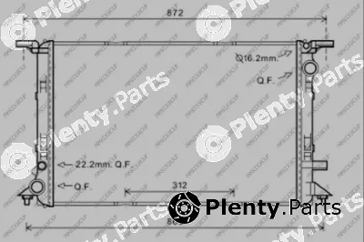 Prasco AD038R007 — Radiator, engine cooling PrascoSelection