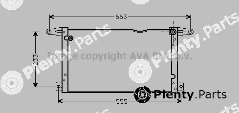 Prasco FT5154 — Condenser, air conditioning
