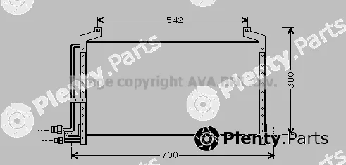 Prasco SB5031 — Condenser, air conditioning