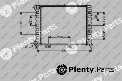 Prasco AA080R004 — Radiator, engine cooling PrascoSelection