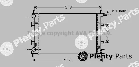Prasco FD2397 — Radiator, engine cooling