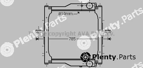 Prasco RE2094 — Radiator, engine cooling