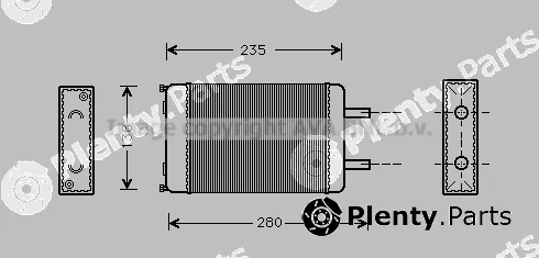 Prasco CN6053 — Heat Exchanger, interior heating
