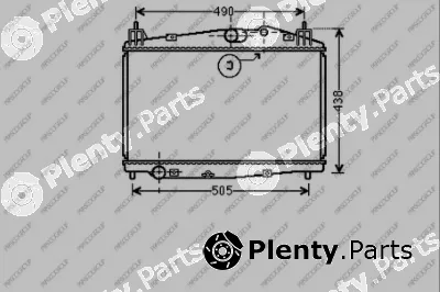 Prasco MZ309R004 — Radiator, engine cooling PrascoSelection
