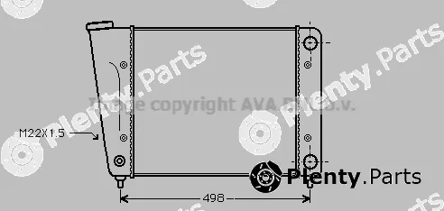 Prasco VN2010 — Radiator, engine cooling