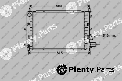 Prasco FD024R006 — Radiator, engine cooling PrascoSelection