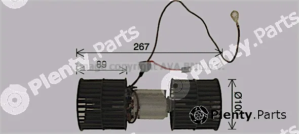 Prasco FD8652 — Electric Motor, interior blower