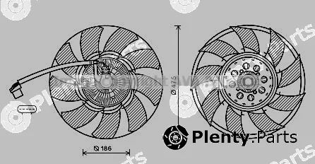 Prasco AUF212 — Clutch, radiator fan