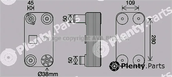 Prasco VL3092 — Oil Cooler, retarder