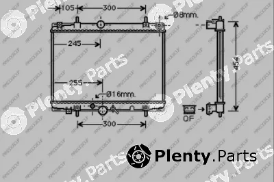 Prasco CI520R005 — Radiator, engine cooling PrascoSelection