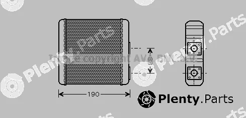 Prasco DN6139 — Heat Exchanger, interior heating