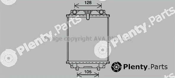 Prasco AI2415 — Radiator, engine cooling