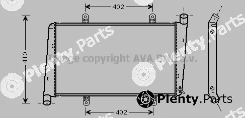 Prasco VOA2015 — Radiator, engine cooling