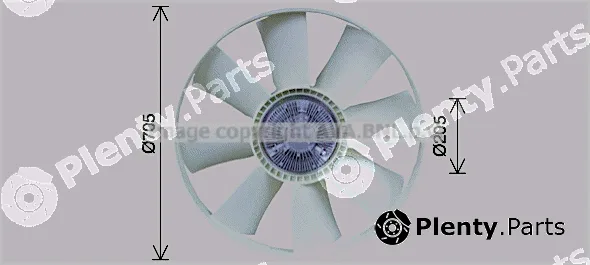 Prasco DFF084 — Fan, engine cooling