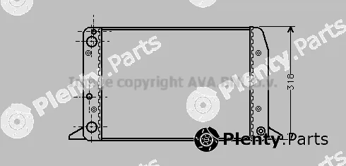 Prasco AI2104 — Radiator, engine cooling