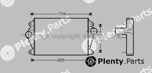 Prasco MN4036 — Charge Air Cooler