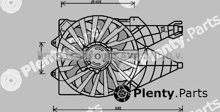 Prasco FT7562 — Fan, engine cooling