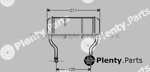 Prasco CN3058 — Oil Cooler, engine oil