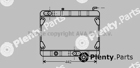 Prasco FT2027 — Radiator, engine cooling