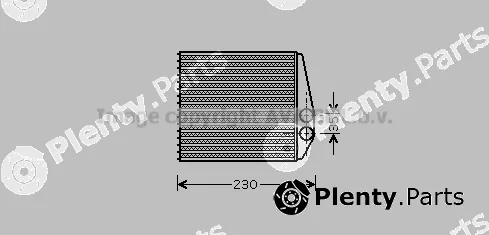 Prasco OLA6355 — Heat Exchanger, interior heating