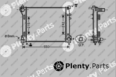 Prasco LA004R001 — Radiator, engine cooling PrascoSelection