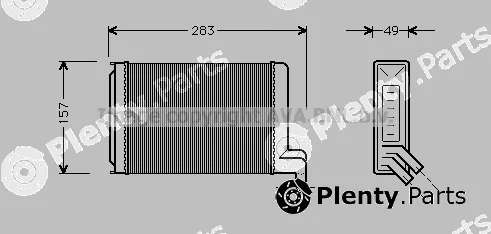 Prasco VNA6067 — Heat Exchanger, interior heating