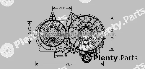 Prasco AI7506 — Fan, engine cooling