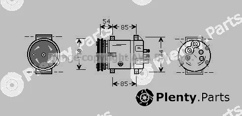 Prasco DWAK020 — Compressor, air conditioning
