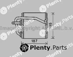 Prasco SUA6108 — Heat Exchanger, interior heating
