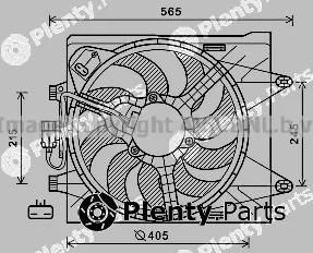 Prasco FT7605 — Fan, engine cooling