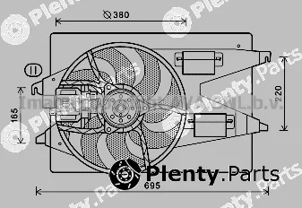 Prasco FD7555 — Fan, engine cooling