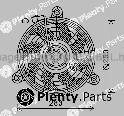 Prasco CT7503 — Fan, engine cooling