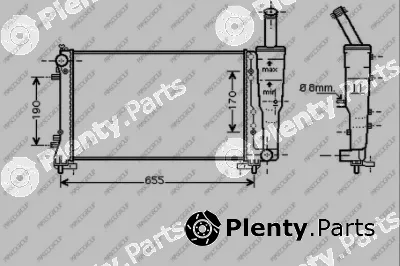 Prasco FT340R006 — Radiator, engine cooling PrascoSelection