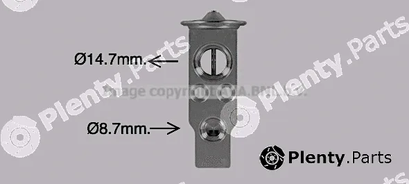 Prasco CT1077 — Expansion Valve, air conditioning
