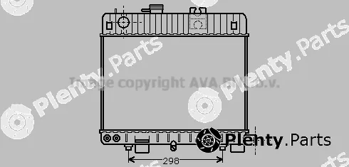 Prasco BW2113 — Radiator, engine cooling