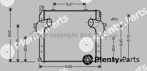 Prasco ME4178 — Charge Air Cooler