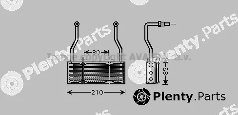 Prasco CN3022 — Oil Cooler, engine oil