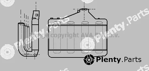 Prasco AL4042 — Charge Air Cooler