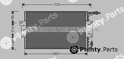 Prasco CT5010 — Condenser, air conditioning