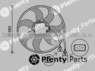 Prasco VN7537 — Fan, engine cooling